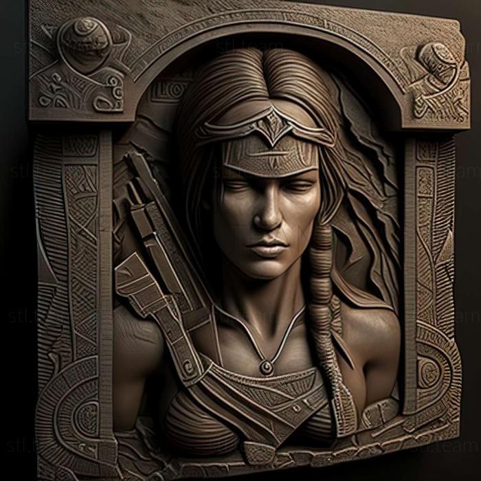 3D model Tomb Raider Anniversary game (STL)